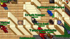 Crash Mango on screen