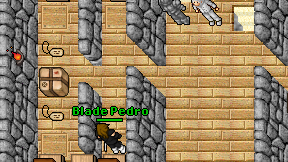 Blade Pedro on screen