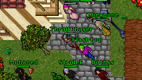 Thrall Phaser on screen