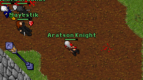 Aratson Knight on screen