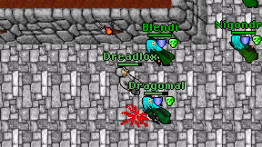 Dreadlox on screen