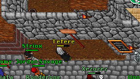 Tefere on screen