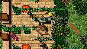Duke Jebus on screen