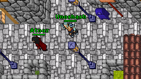 Unoshash on screen