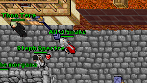 Alfel Snake on screen