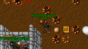 Slain Dragon on screen