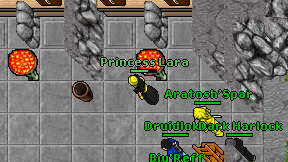 Princess Lara on screen