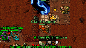 Giant Magon on screen