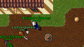 Knight-flames on screen