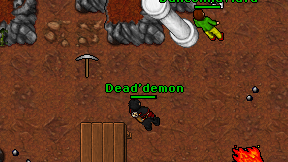 Dead'demon on screen