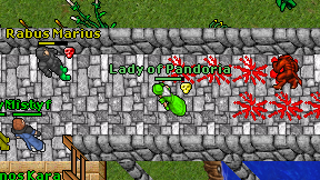Lady of Pandoria on screen