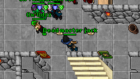 Dead master jack on screen