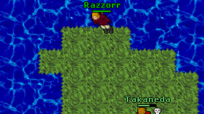 Razzorr on screen