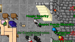 Magic Sparky on screen