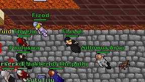 Flassh on screen