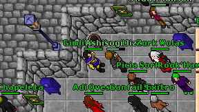 Gimliblautand on screen