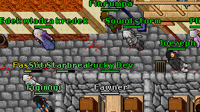 Lucky Dev on screen
