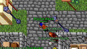 Alpha dark on screen