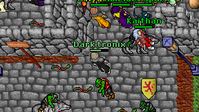 Dark tronix on screen