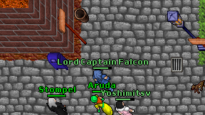 Lord Captain Falcon on screen