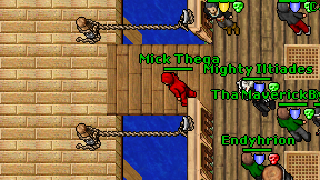 Mick Thega on screen