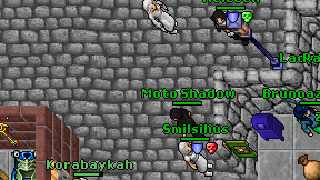 Moto Shadow on screen