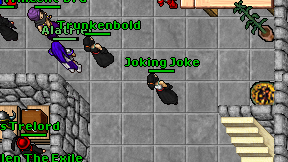 Joking Joke on screen