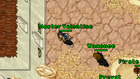 Master Valentine on screen