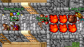 Gamge on screen