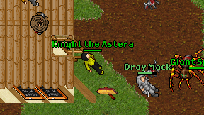 Knight the Astera on screen