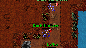 Dark Shoteer on screen