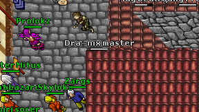 Dra-nix master on screen