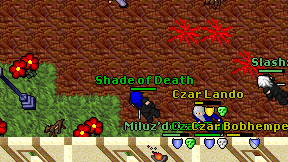 Shade of Death on screen