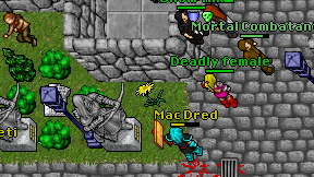 Mac Dred on screen