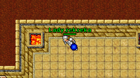 Lady zekzeka on screen