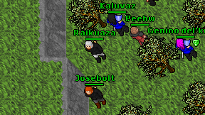 Raikuaza on screen