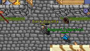Dark dogzilla on screen
