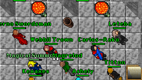 Inferno Swordsman on screen