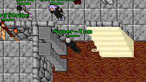 Super-Tom on screen