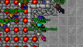 Atfektos on screen