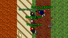 Rocket Sor on screen
