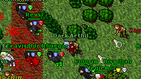 Dark Arthil on screen