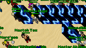 Pikena Rage on screen