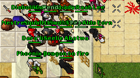 Dragon on fire on screen