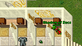 Shadow of Zecs on screen