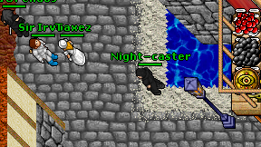 Night-caster on screen