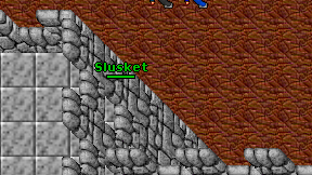 Slusket on screen