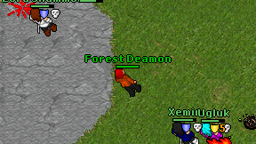 Forest Deamon on screen