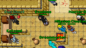 Evadeus on screen