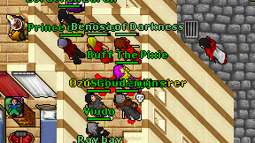 Buff The Pixie on screen